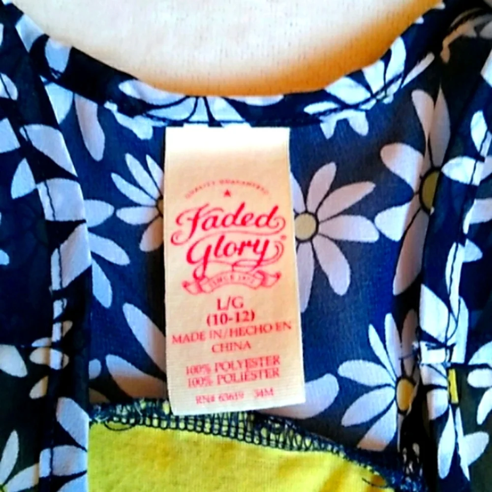 🌼Faded Glory  | Girls | Sleeveless Tank Blouse